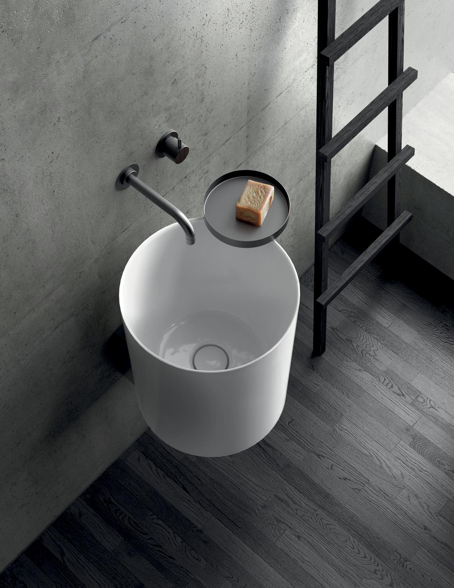 BASIN CORE CYLINDER  Φ37 H46 WHITE