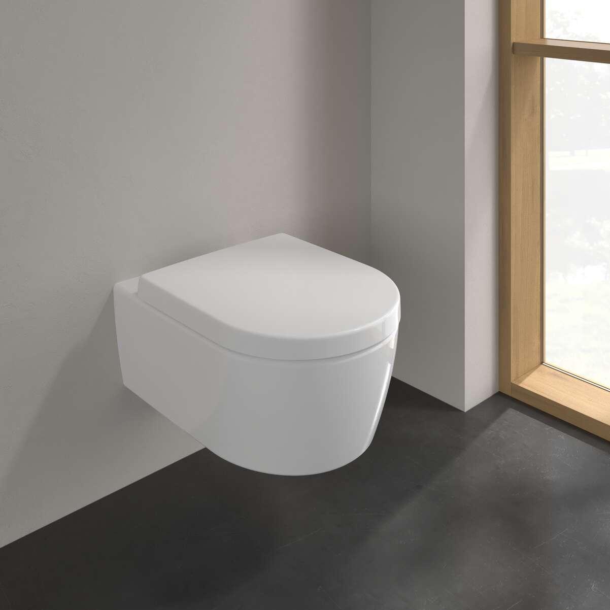 AVENTO RIMLESS + SOFT CLOSE 5656HRRW (5656R0RW+9M77C1RW) WHITE MAT