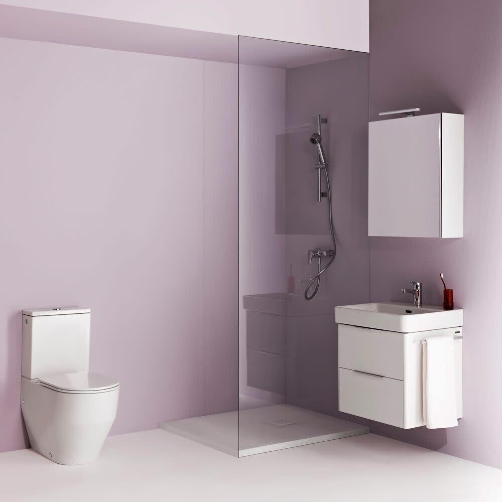 PRO A RIMLESS/OPEN WC PAN LOW
