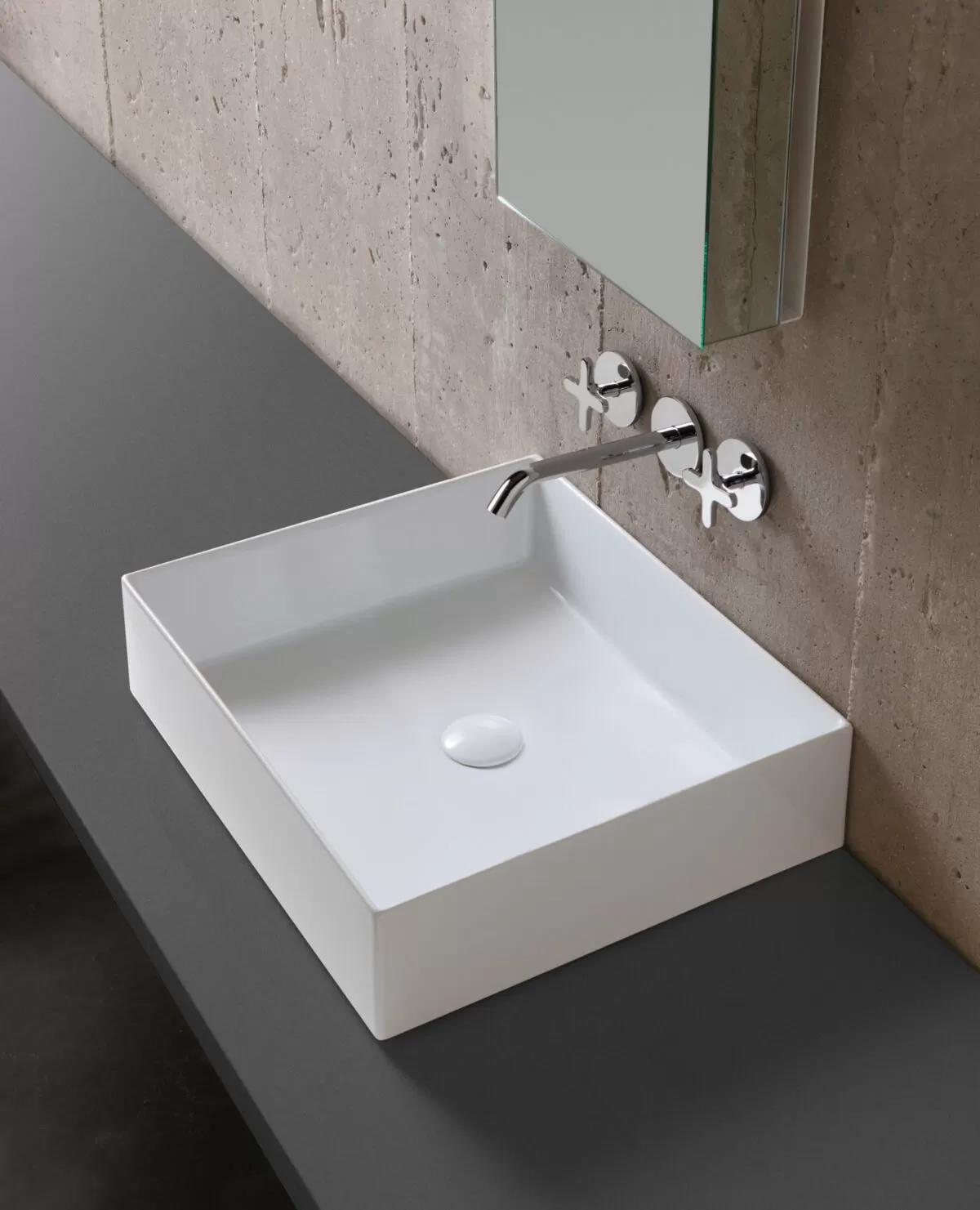 ELG SQUARED 45X38 BIANCO LUCIDO AZR