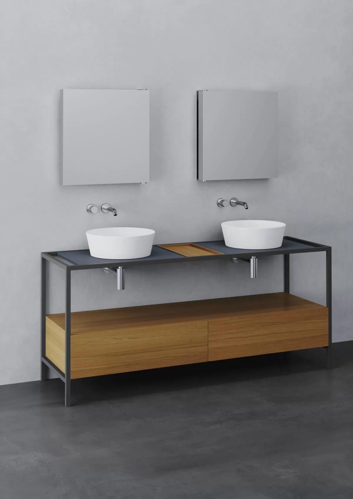 FORMA BASIN 35X35X14H BIANCO MATT(COTTONE)