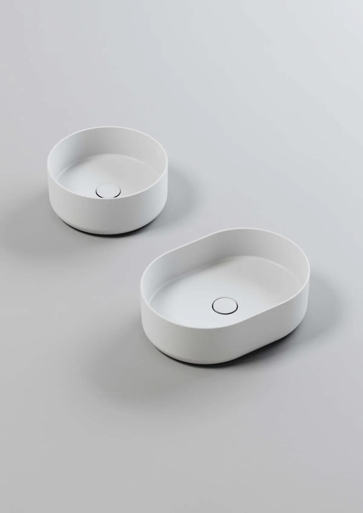 LAVABO AUREA 40CM APP. COTONE