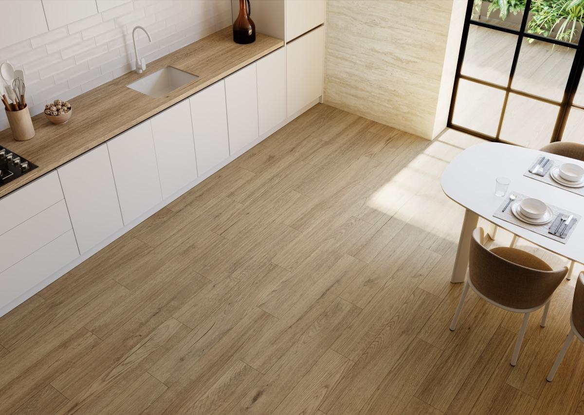 Πλακάκια τύπου ξύλου σε κουζίνα και μπάνιο – Όλες οι τάσεις